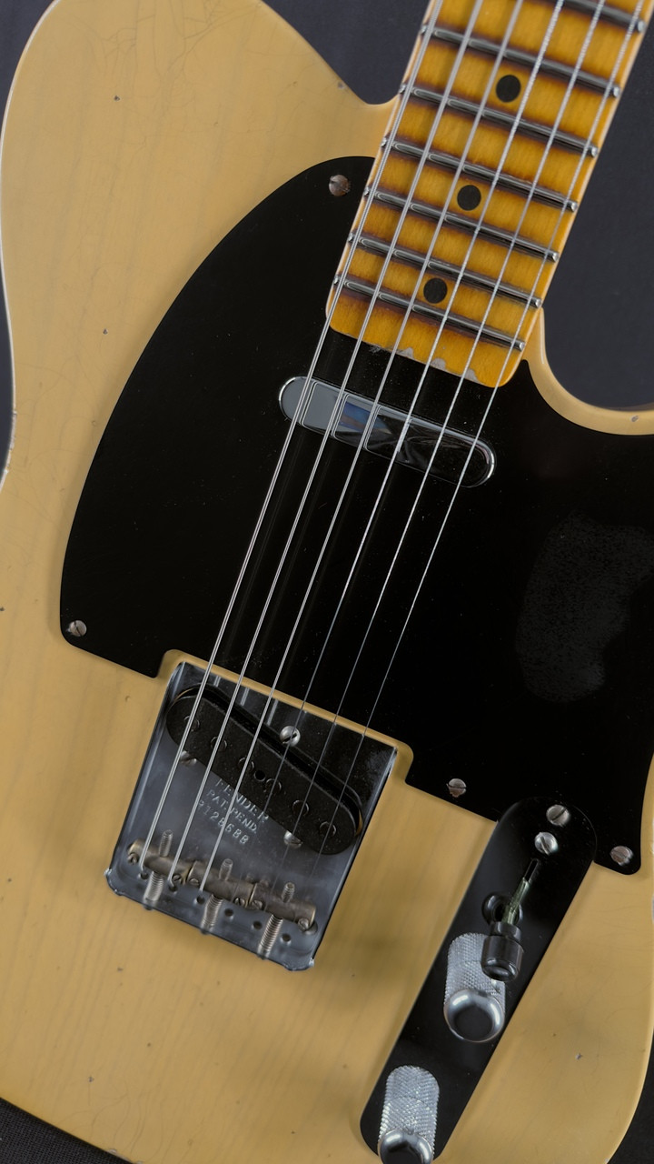 Fender Custom Shop 52 Telecaster Relic in Aged Nocaster Blonde