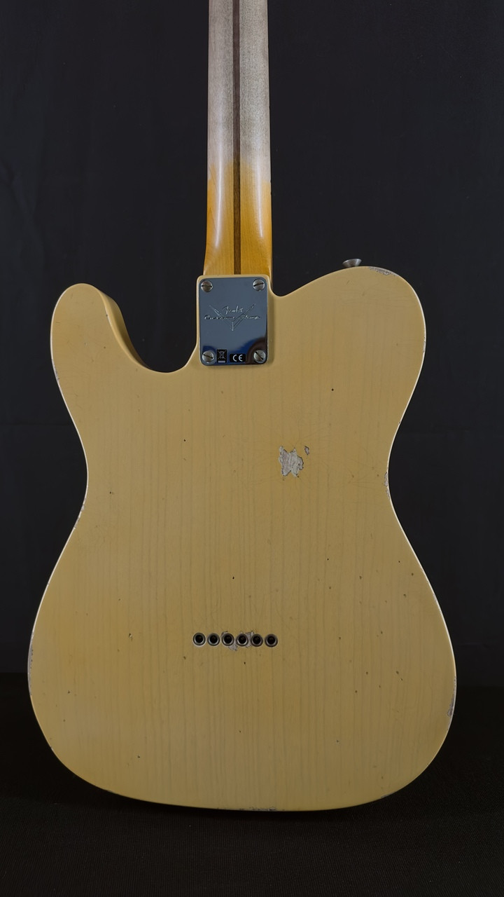 Fender Custom Shop 52 Telecaster Relic in Aged Nocaster Blonde