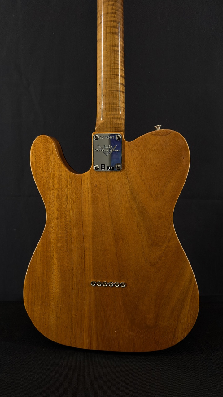 Fender Custom Shop Artisan Dual P90 Maple Burl Telecaster in Aged Natural