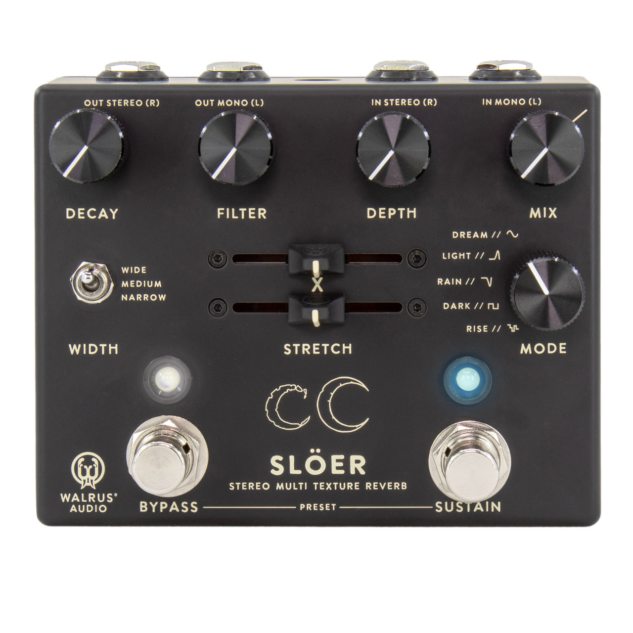 Walrus Audio Slöer Stereo Ambient Reverb in Black