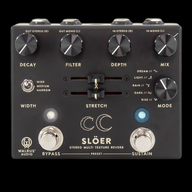 Walrus Audio Slöer Stereo Ambient Reverb in Black