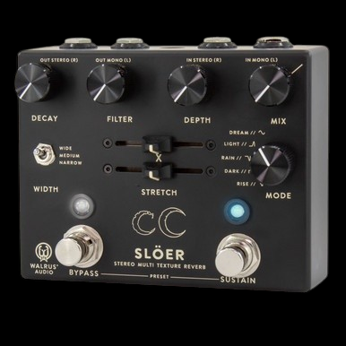 Walrus Audio Slöer Stereo Ambient Reverb in Black