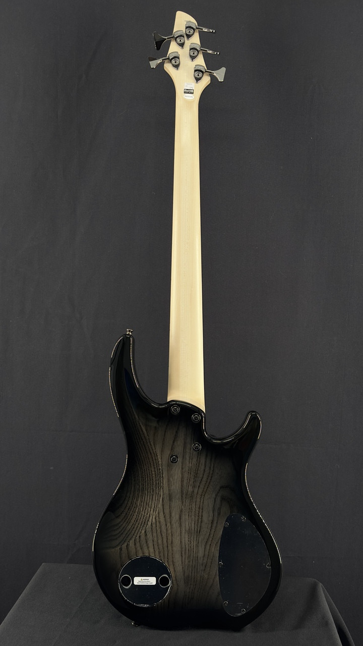 Dingwall Left-Handed Combustion 5 in Blackburst with Quilt Maple Top