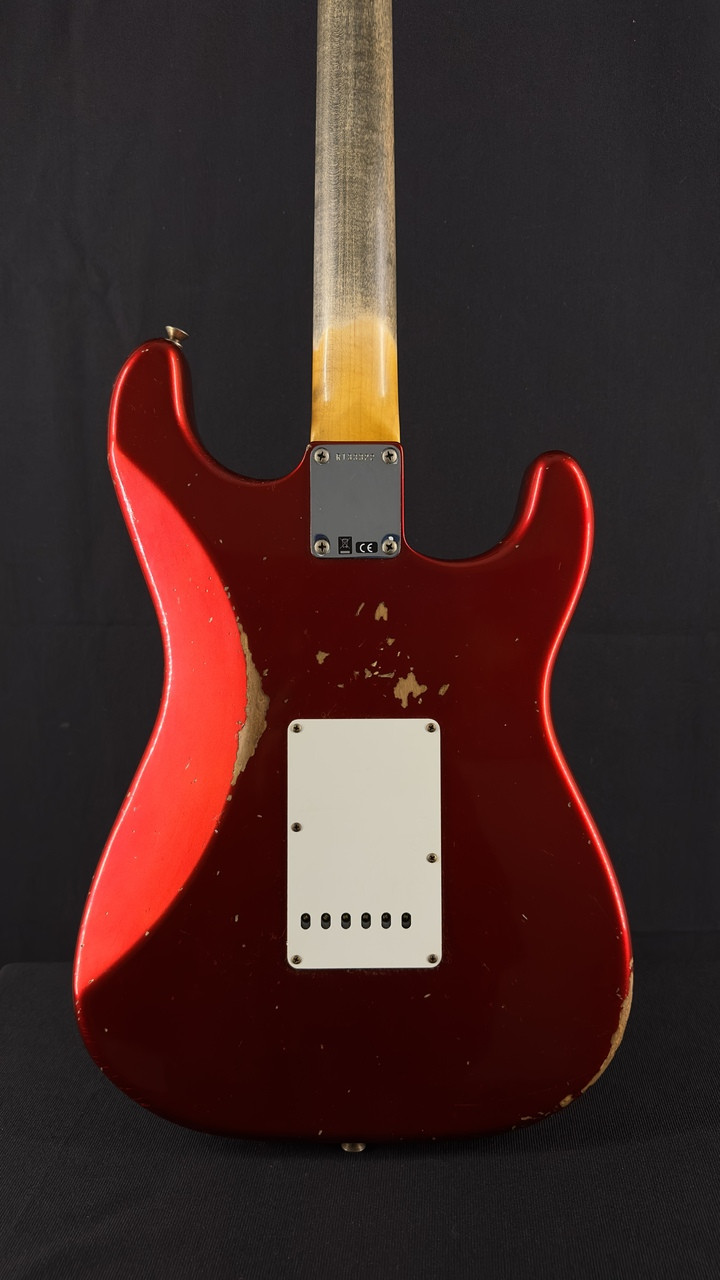 Fender Custom Shop Lefty 1959 Relic Strat in Faded Candy Apple Red