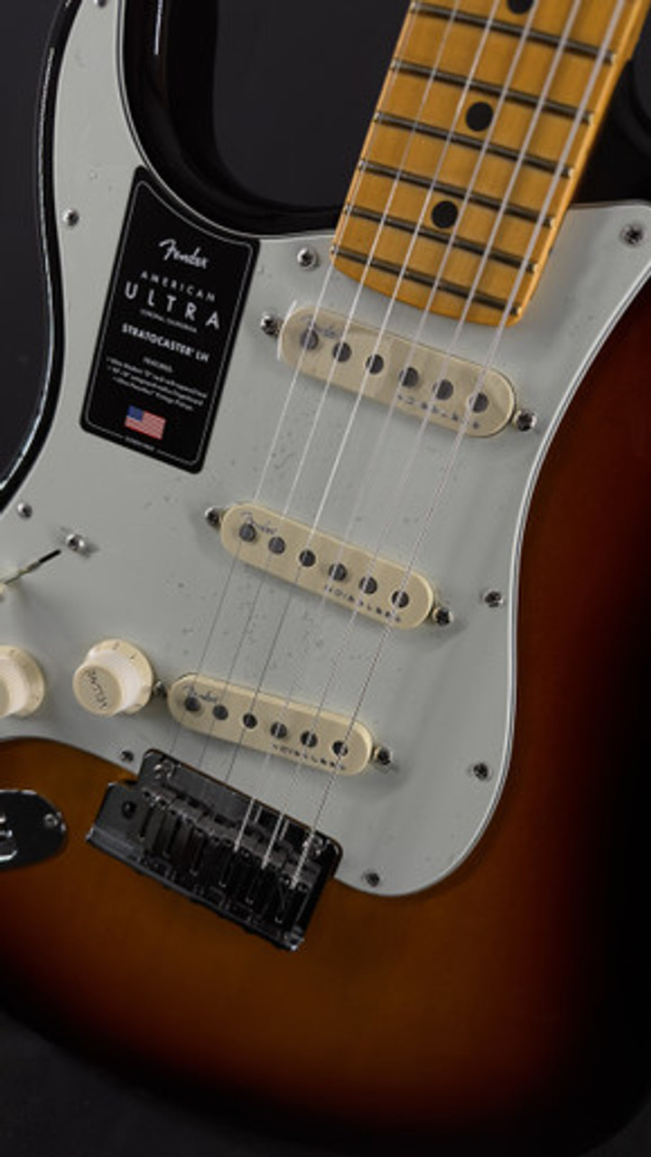 Fender Left-Handed American Ultra Stratocaster in Ultraburst with Maple Fingerboard