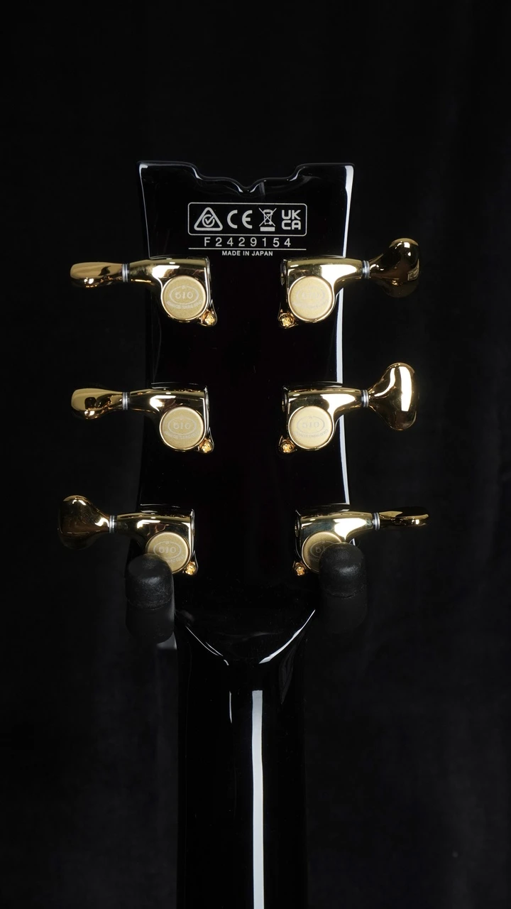 Ibanez John Scofield Signature JSM100 - Vintage Sunburst - Back of the Headstock