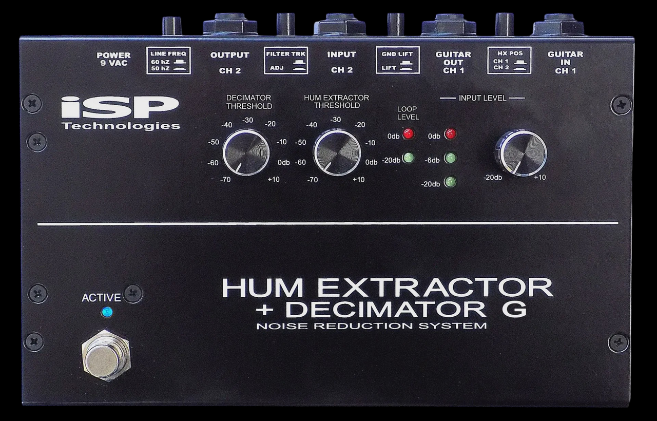 ISP Technologies Hum Extractor + Decimator G Pedal