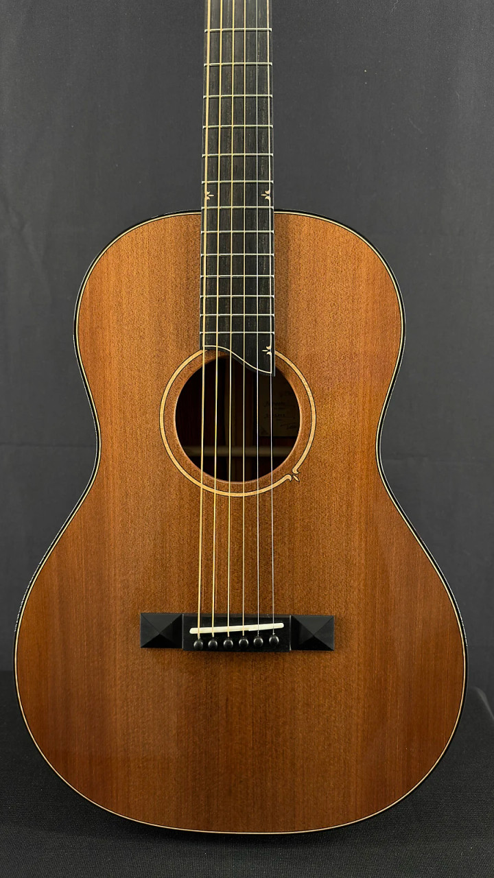 Bedell Fireside Parlor with Buckskin Redwood top and Cocobolo back and sides