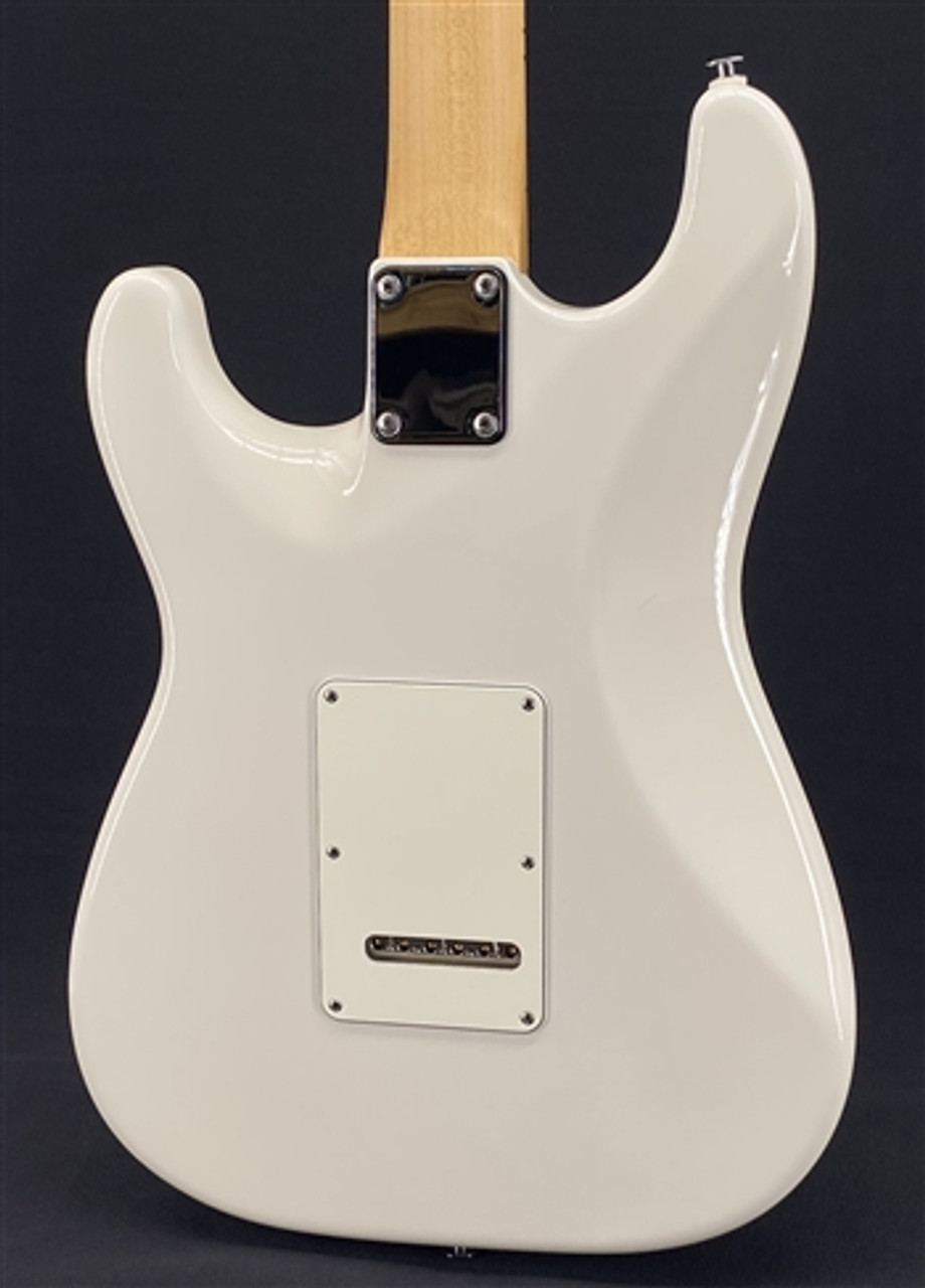 Suhr Classic S in Olympic White with HSS Pickup Configuration and Maple Fretboard