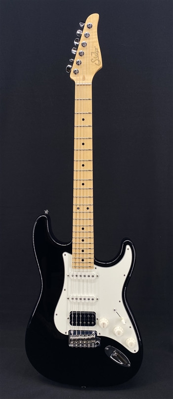 Open Box Demo Suhr Classic S in Black with HSS Pickup Configuration and Maple Fretboard