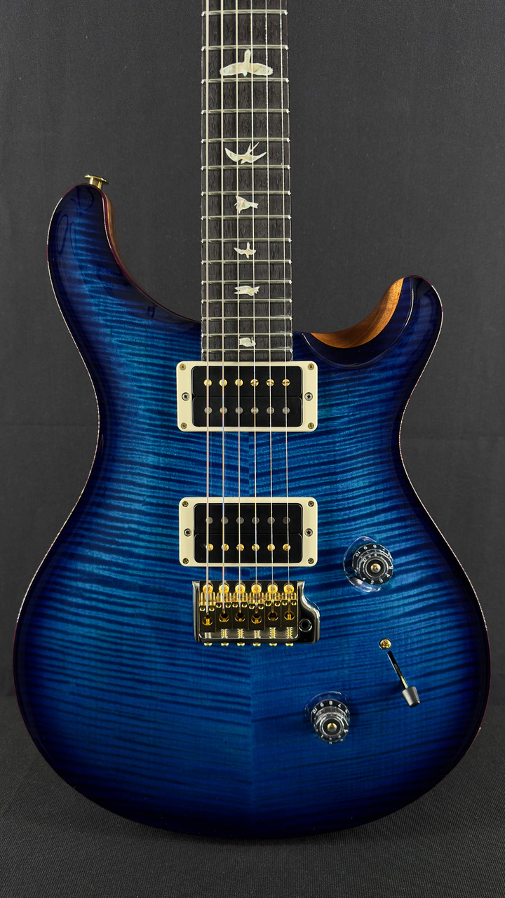 PRS Custom 24 in Sapphire Blueberry Burst with 10 Top