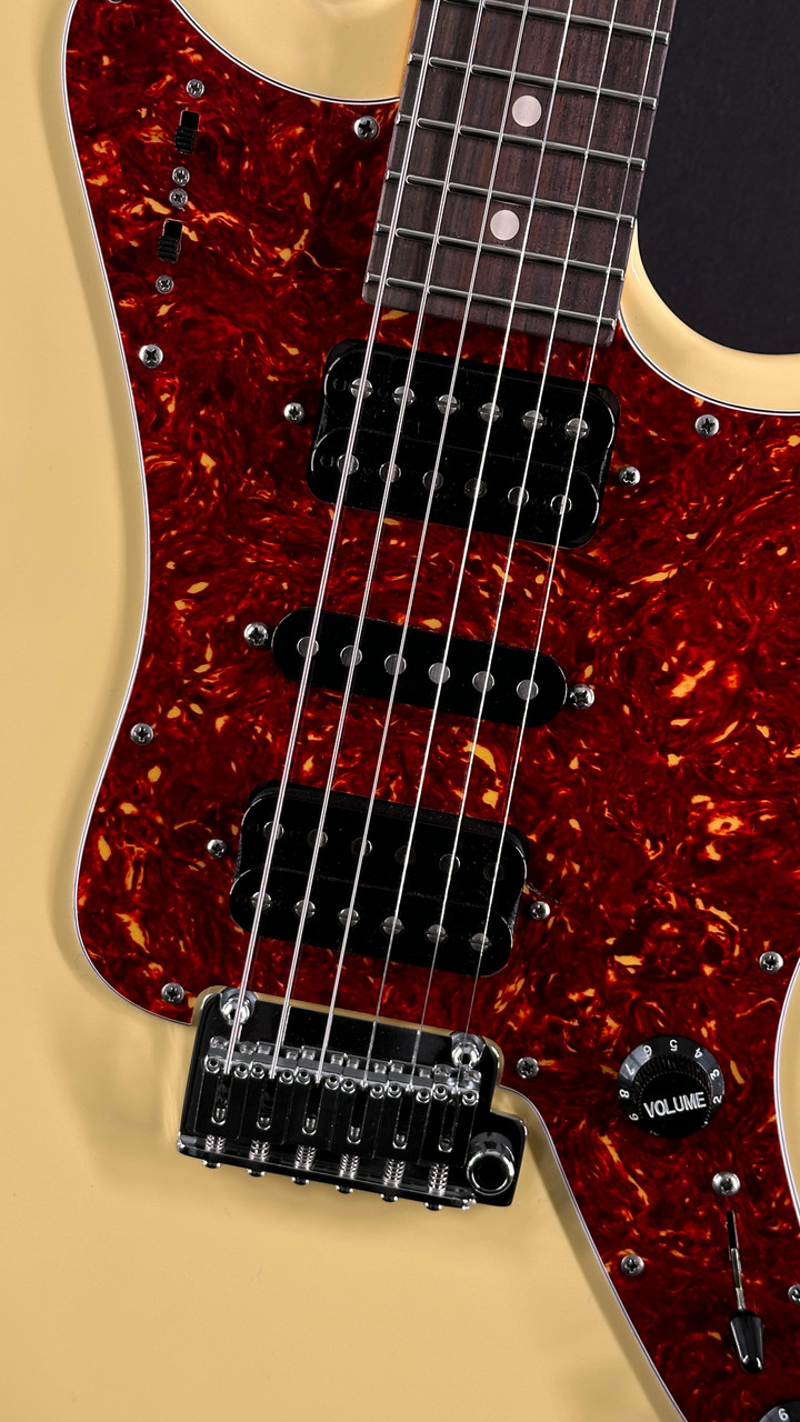 Open Box Demo Suhr Ian Thornley Signature Series Classic JM in Vintage Yellow with Tremolo Bridge