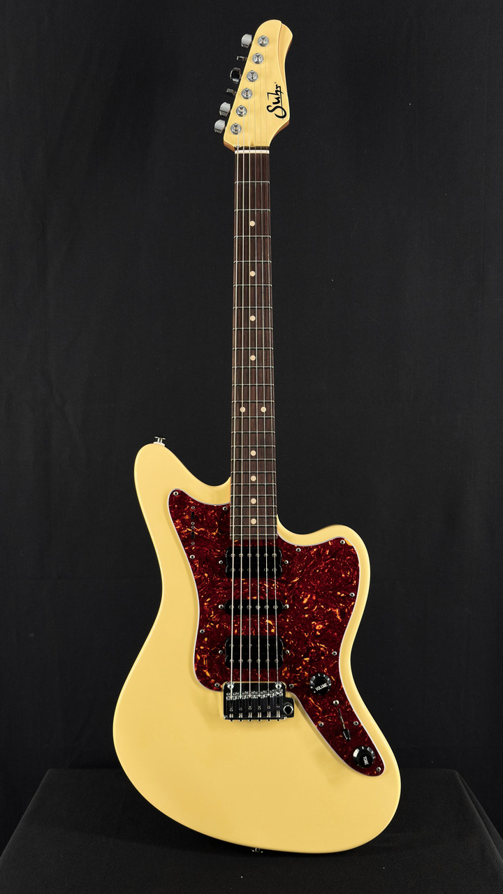 Open Box Demo Suhr Ian Thornley Signature Series Classic JM in Vintage Yellow with Tremolo Bridge