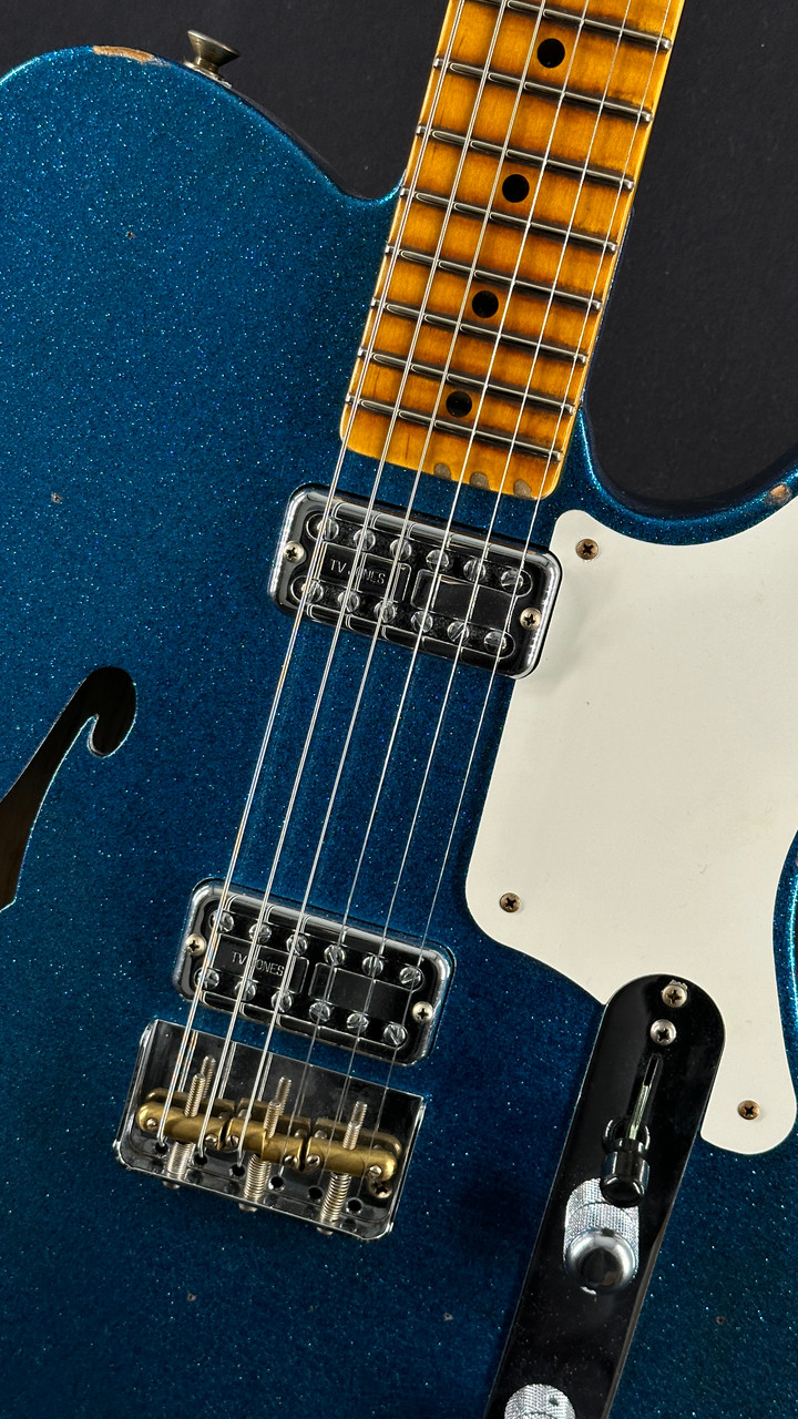 Fender Custom Shop LTD Edition Caballo Tono Ligero Relic in Aged Blue Sparkle