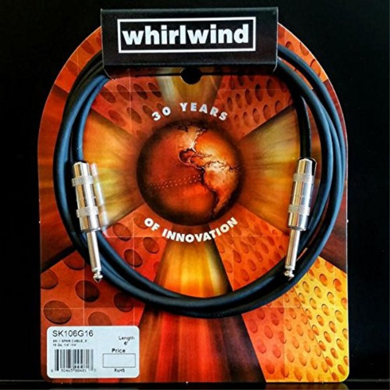 Whirlwind SK1 1/4" to 1/4" Speaker Cable