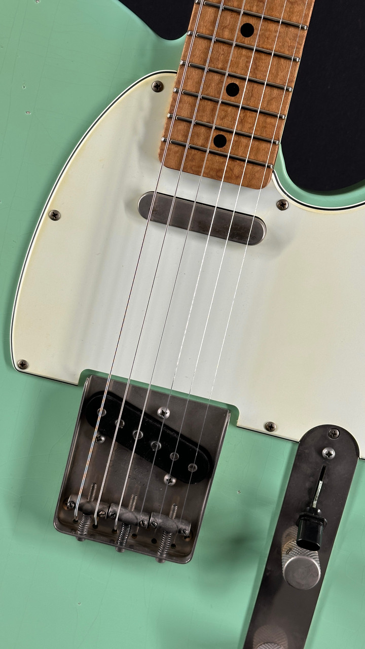 Xotic XTC-1 in Surf Green with Heavy Aging