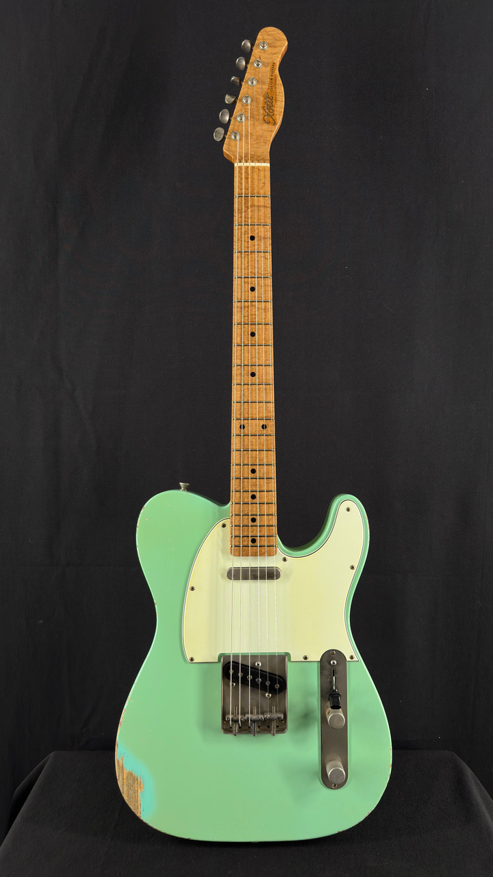 Xotic XTC-1 in Surf Green with Heavy Aging