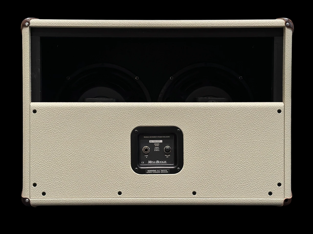 Mesa Boogie 2x10 Boogie 23" Wide Open Back Cabinet in California Tweed Dress