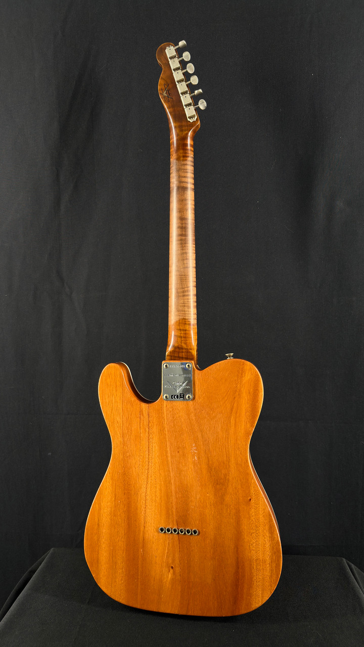 Fender Custom Shop LTD Journeyman Relic P90 Tele Thinline with Lake Placid Blue Top and Natural Back