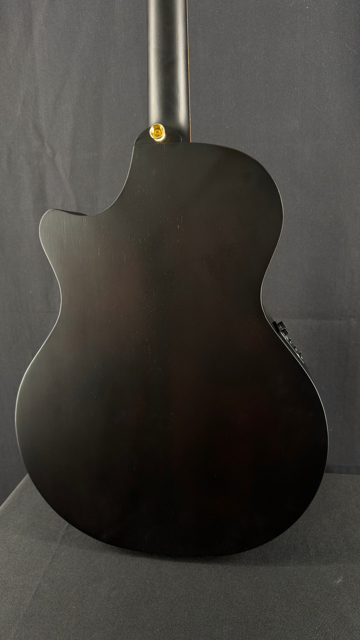 Cole Clark True Hybrid Thinline in Satin Black with 2 Humbuckers