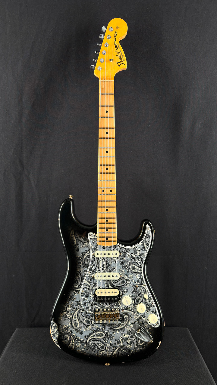 Fender Custom Shop 1968 Black Paisley Relic Strat HSS