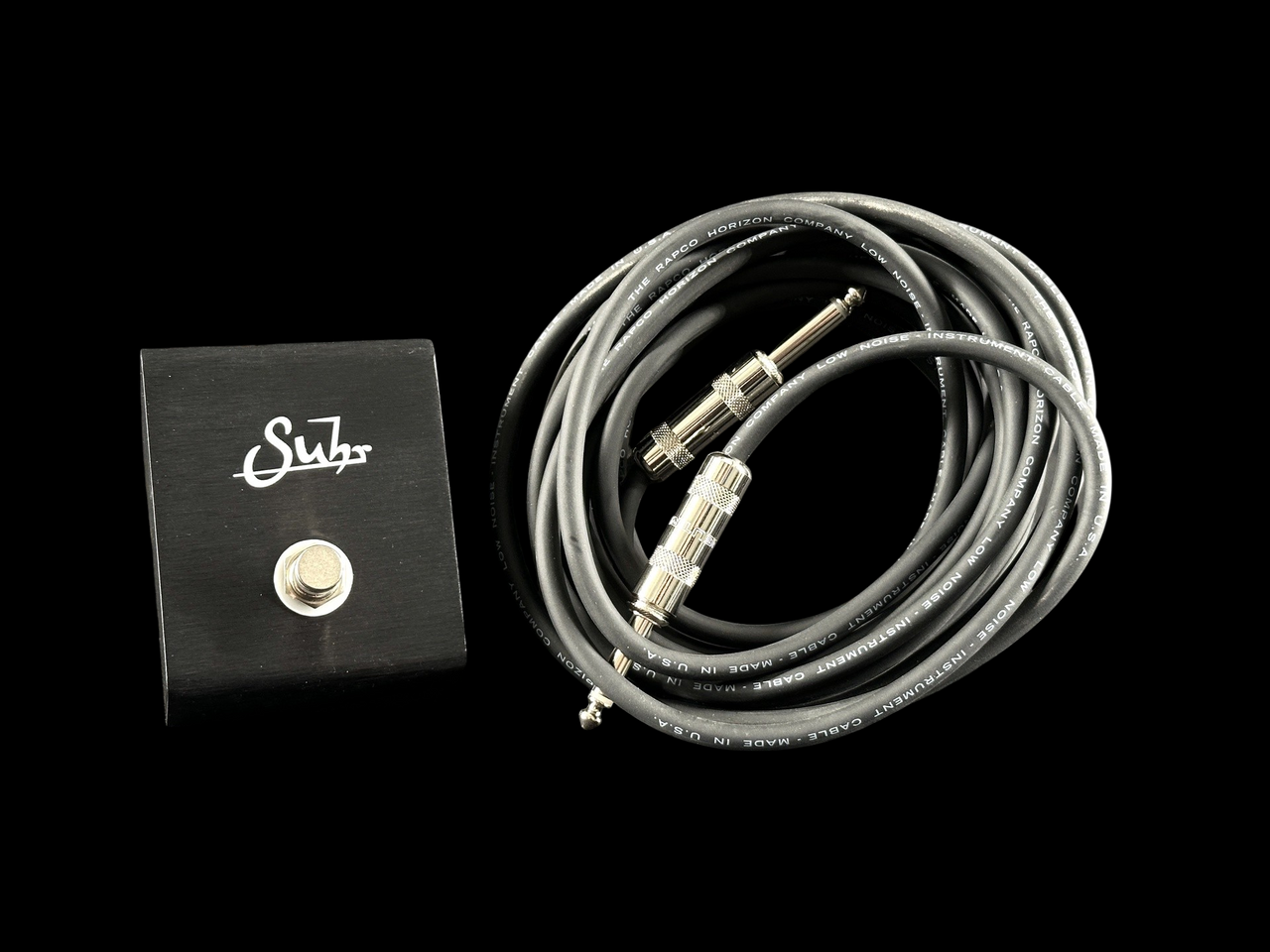 Suhr Single Button Footswitch and 15' TS Cable for Bella Heads and Combos