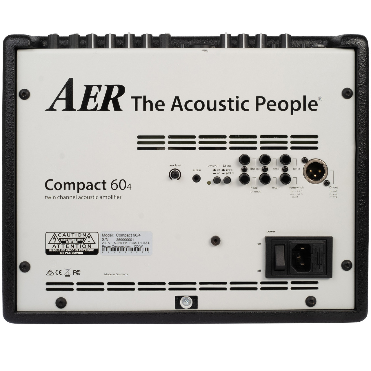 AER Compact 60/4 Compact Acoustic Guitar Combo in Black Gloss