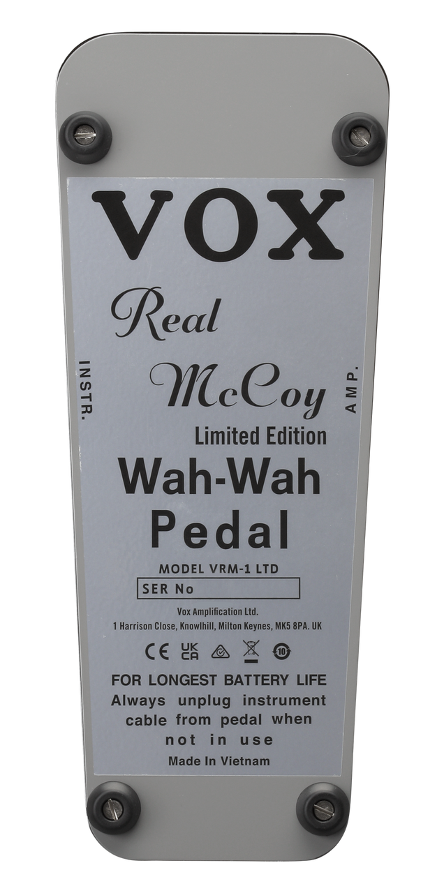 The Guitar Sanctuary | Vox | VRM1LTD | Real McCoy Wah Pedal | Limited  Edition | Chrome