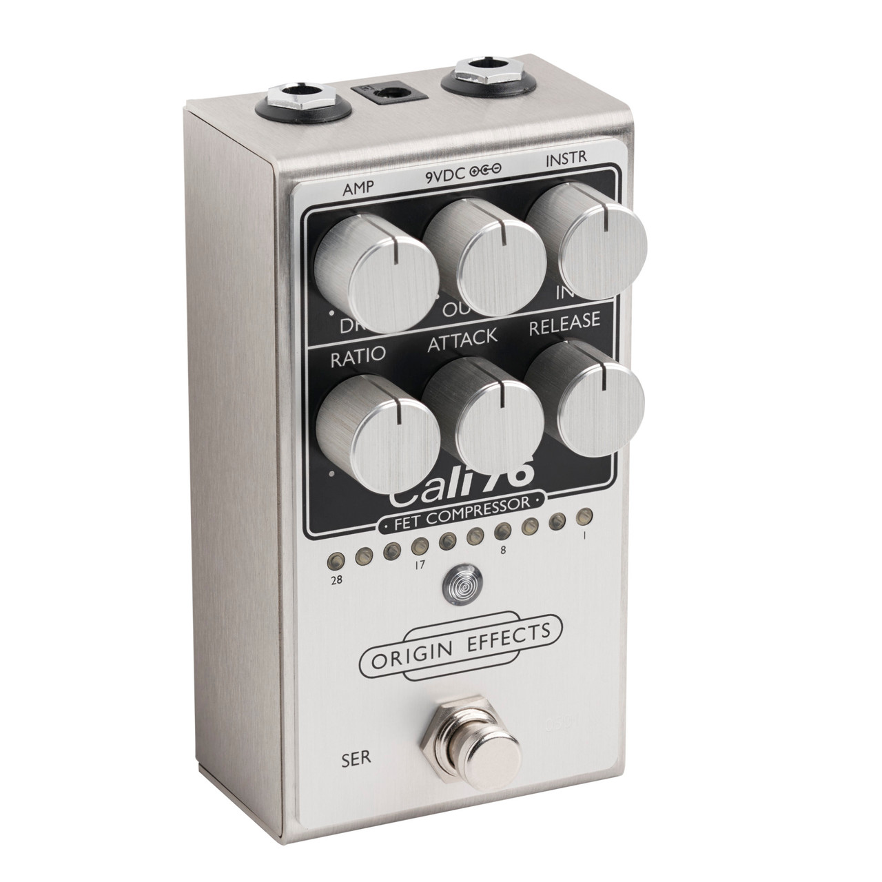 Origin Effects Cali76 FET Compressor in Brushed Aluminum
