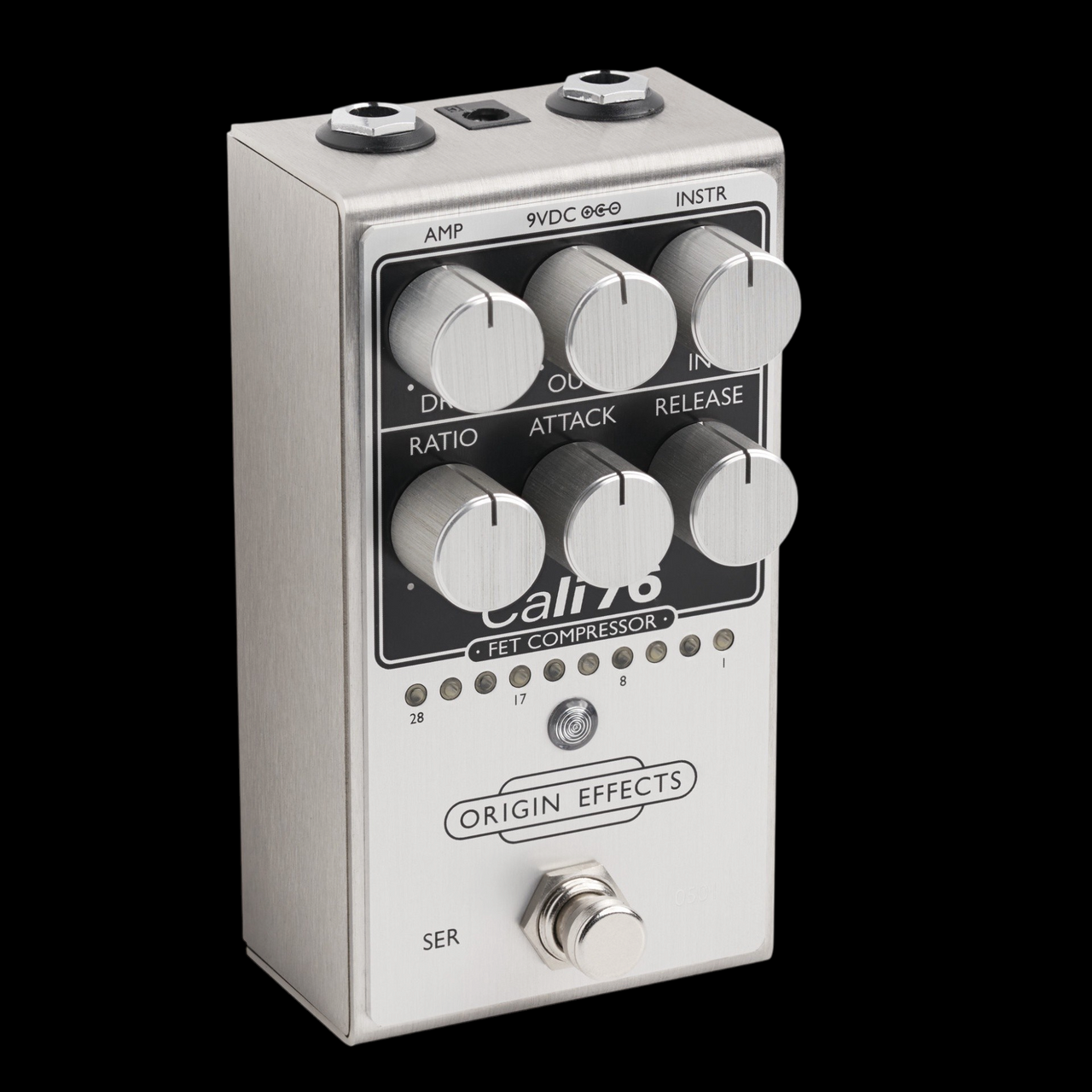 Origin Effects Cali76 FET Compressor in Brushed Aluminum