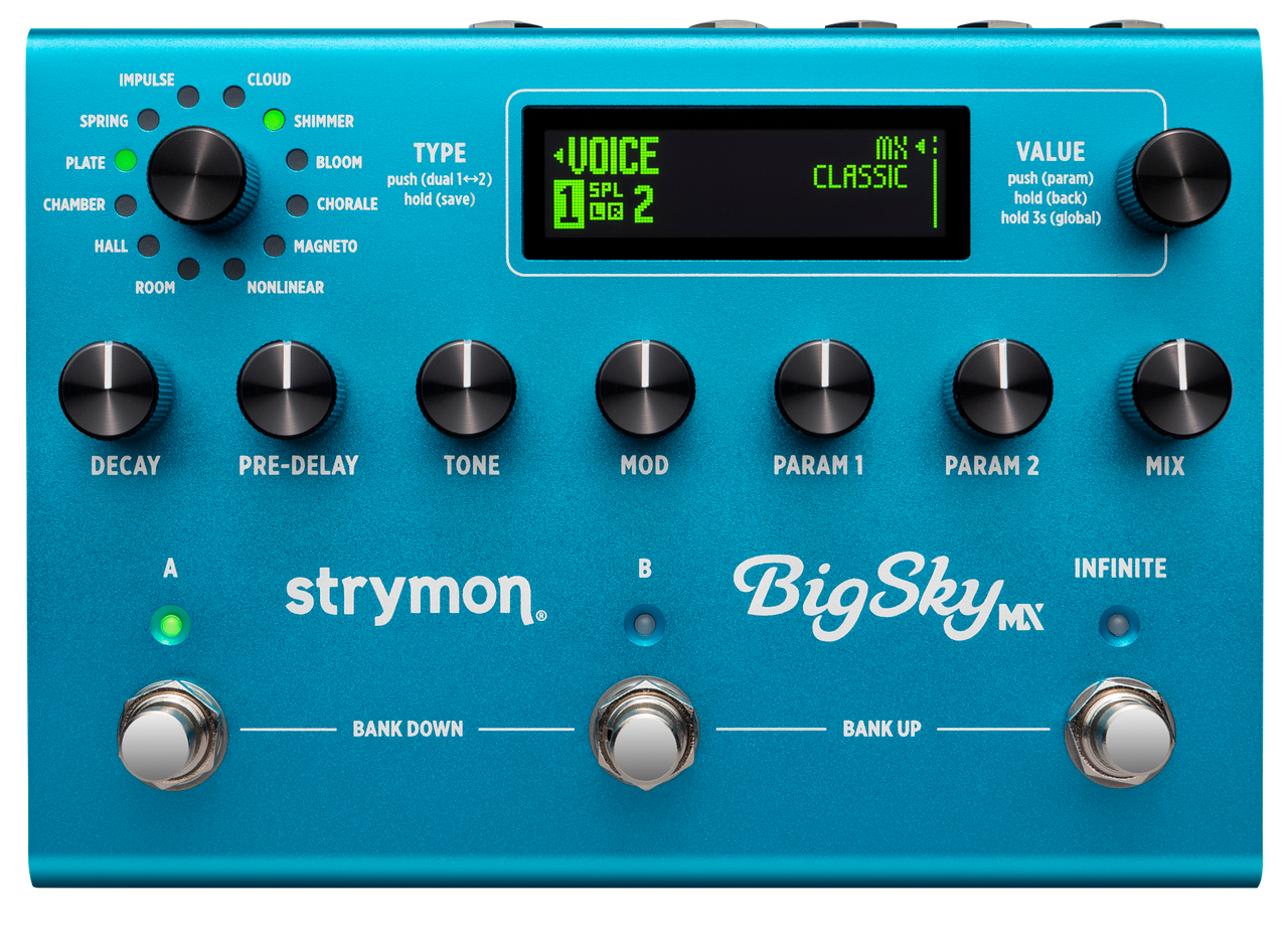 Strymon BigSky MX Digital Reverb Pedal
