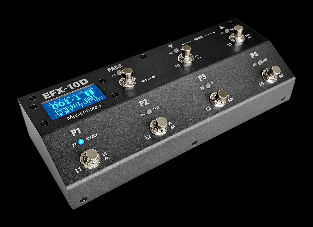 MusicomLAB EFX-10D Audio Controller | The Guitar Sanctuary