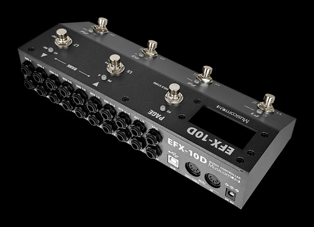 MusicomLAB EFX-10D Audio Controller | The Guitar Sanctuary