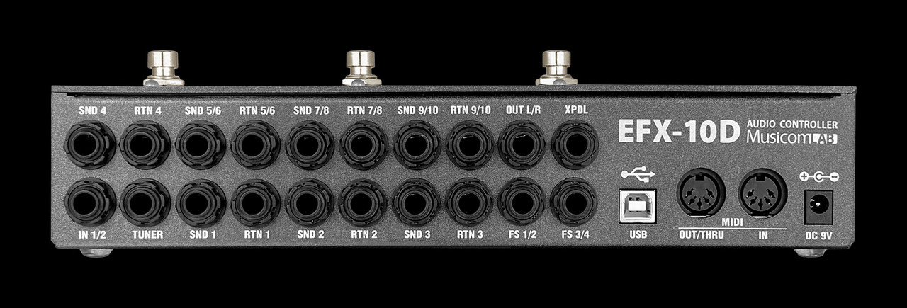 Musicom Lab EFX-10D　スイッチャー MusicomLAB EFX-10D Audio Controller | The Guitar Sanctuary