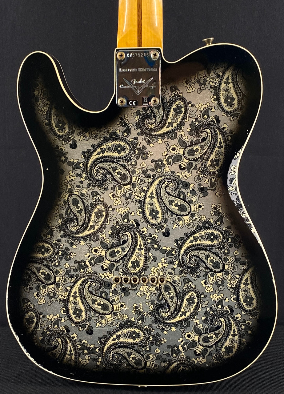 Fender Custom Shop Limited Edition Dual P90 Relic® Thinline Tele® in Black Paisley