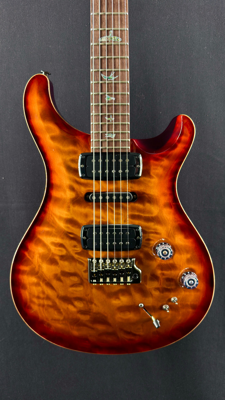 Dark wood electric guitar on sale