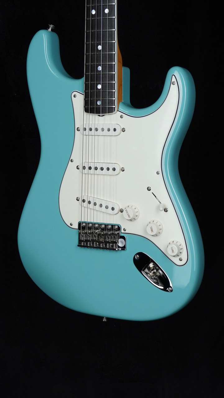 Open Box Fender Eric Johnson Stratocaster in Tropical Turquoise with Rosewood Fingerboard