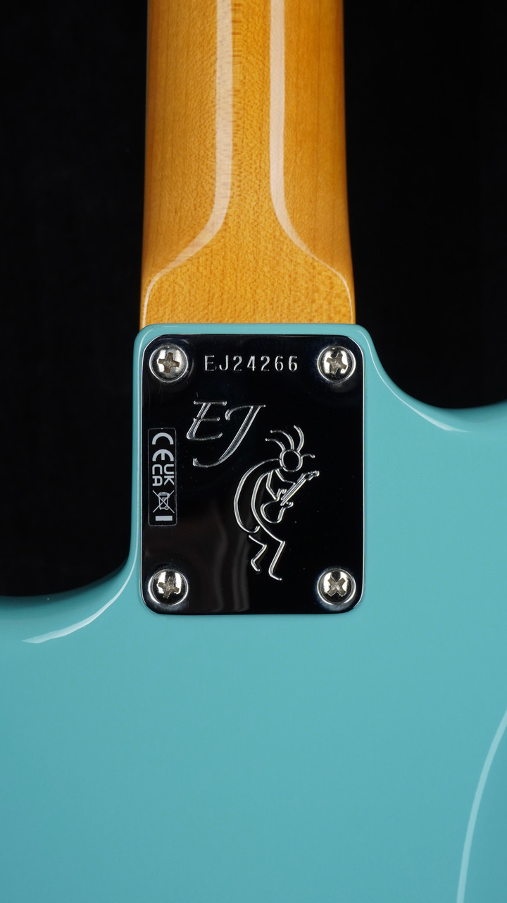 Open Box Fender Eric Johnson Stratocaster in Tropical Turquoise with Rosewood Fingerboard