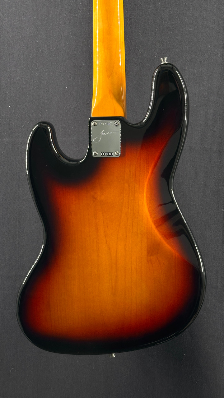 Fender Jaco Pastorius Signature Fretless Jazz Bass in 3 Color Sunburst