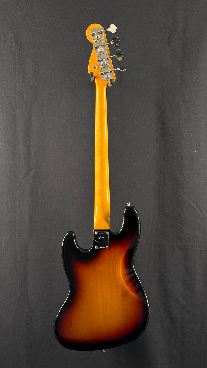 Fender Jaco Pastorius Signature Fretless Jazz Bass in 3 Color Sunburst