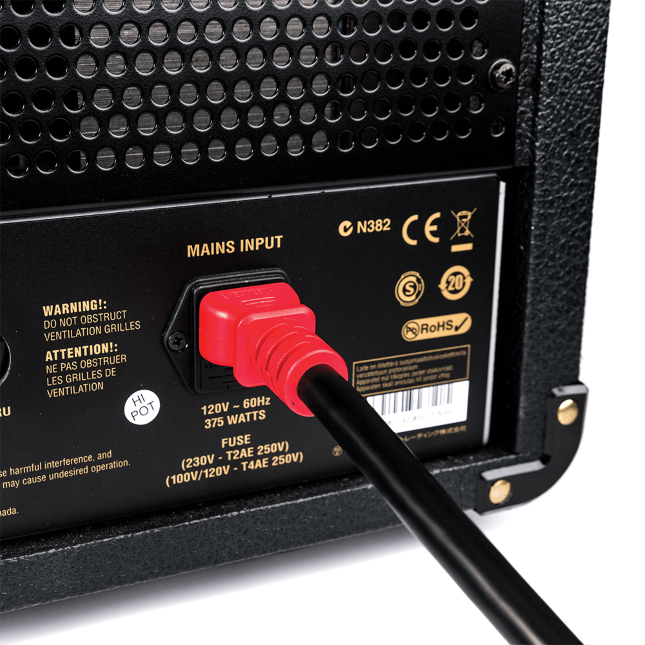 D'Addario IEC Power Cable+ 10'