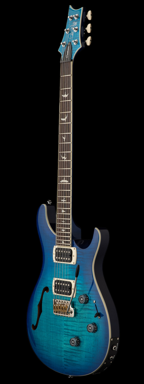 PRS SE Custom 24 Semi-Hollow Piezo (Lake Blue)