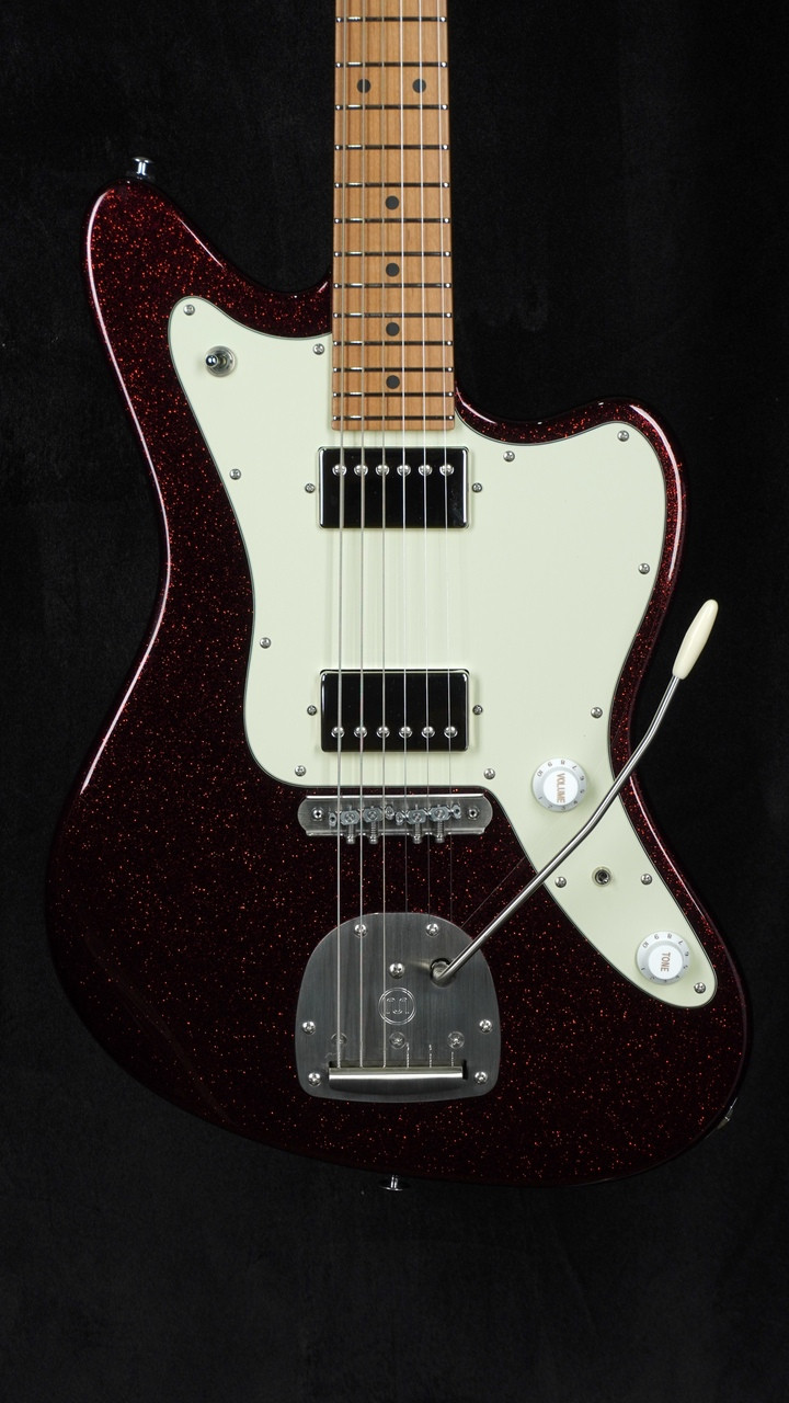 Suhr Custom Classic JM in Red Sparkle with Mastery Bridge and Vibrato Suhr Custom Classic JM in Red Sparkle with Mastery Bridge and Vibrato