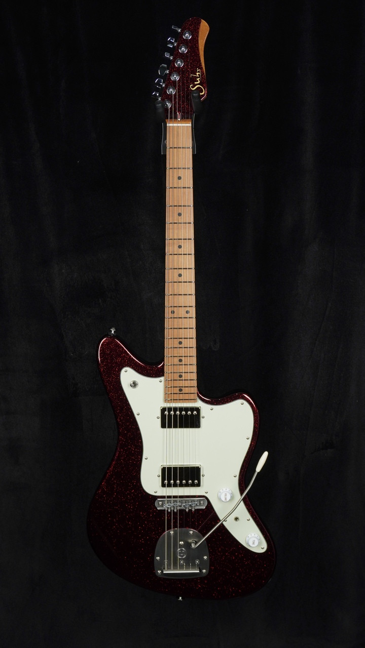 Suhr Custom Classic JM in Red Sparkle with Mastery Bridge and Vibrato Suhr Custom Classic JM in Red Sparkle with Mastery Bridge and Vibrato