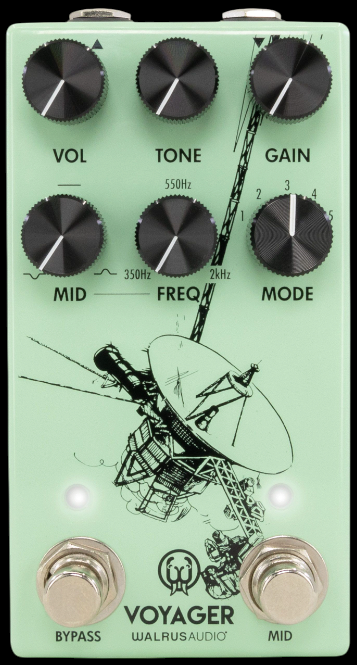 Walrus Audio Voyager Pre-Amp/Overdrive MKII in Seafoam Green