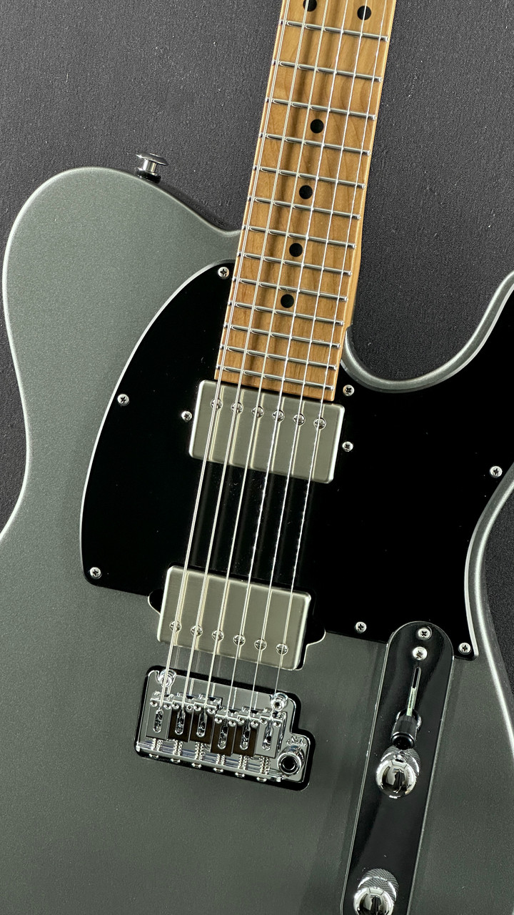 Suhr Andy Wood Signature Modern T in AW Silver with Humbucking Pickups and Tremolo Bridge