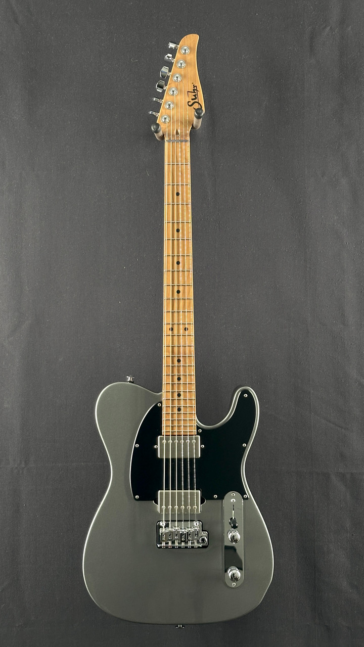 Suhr Andy Wood Signature Modern T in AW Silver with Humbucking Pickups and Tremolo Bridge