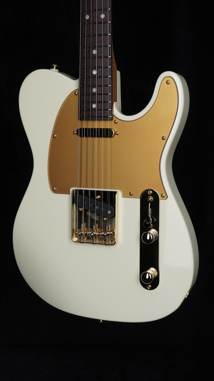 Suhr Mateus Asato Signature Series Classic T in MA White with Single Coil Pickups and Fixed Bridge