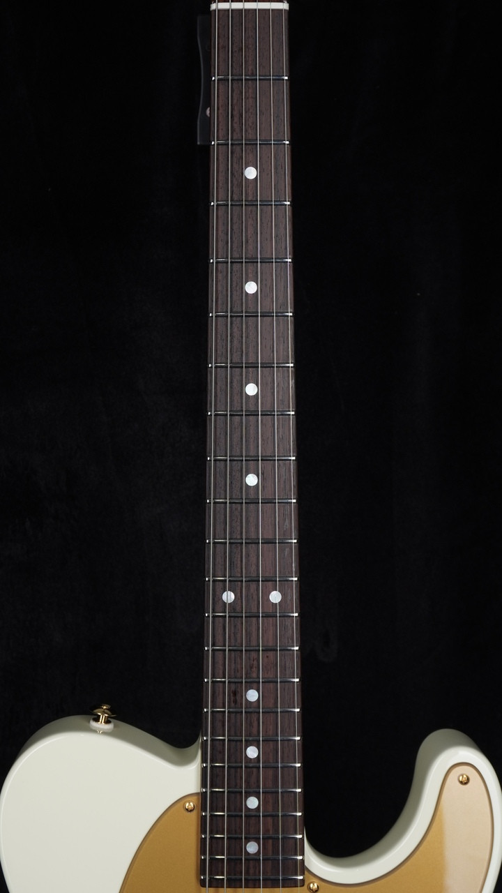 Suhr Mateus Asato Signature Series Classic T in MA White with Single Coil Pickups and Fixed Bridge