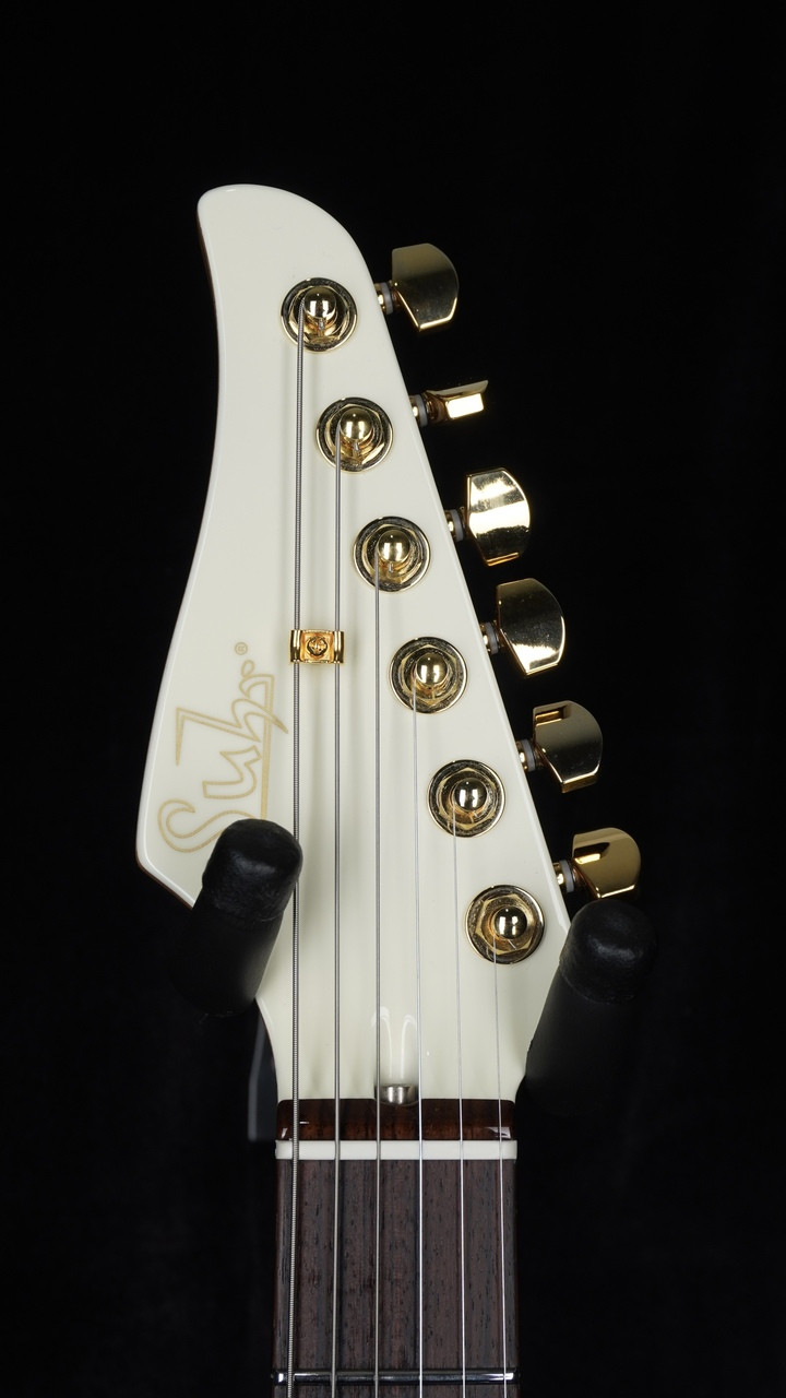 Suhr Mateus Asato Signature Series Classic T in MA White with Single Coil Pickups and Fixed Bridge